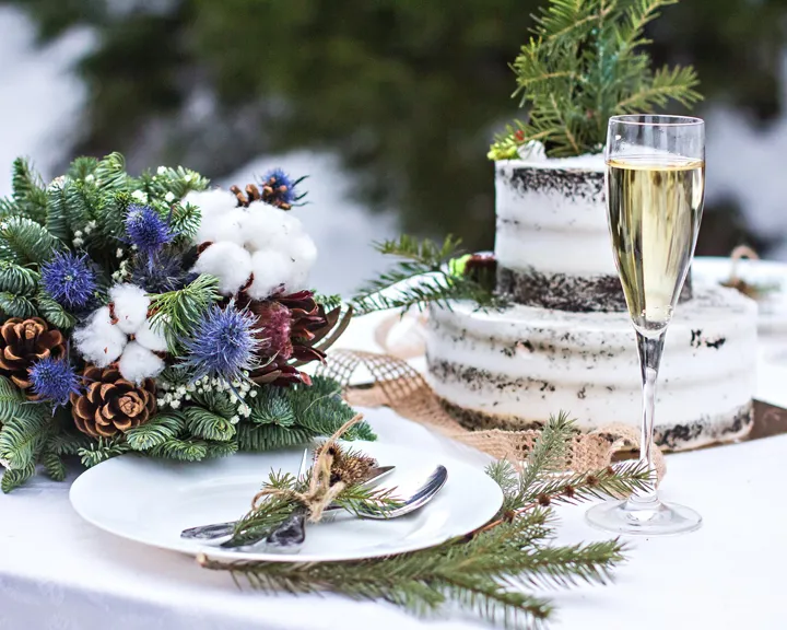 Winter Wedding Cake